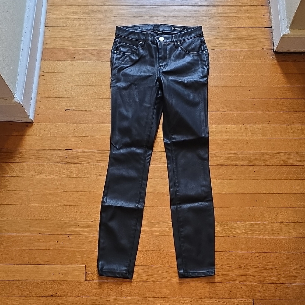 [BLANKNYC], The Bond, Black Vegan Leather Skinny Pants, VGUC, Women's 25